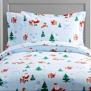 Pottery Barn Kids Rudolph flannel duvet Full/Queen